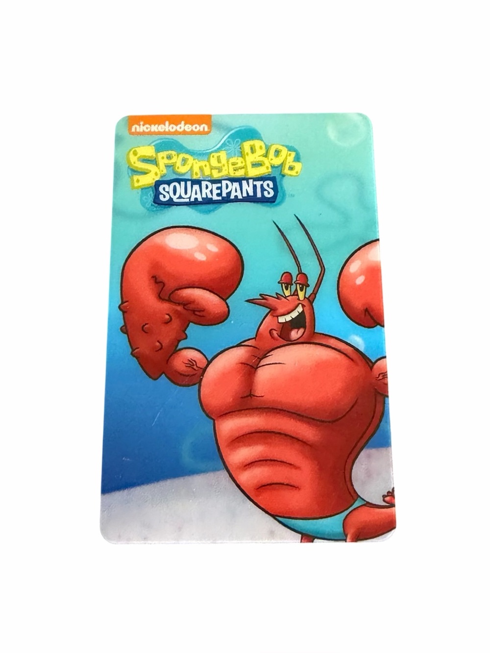 SpongeBob SquarePants Arcade Coin Pusher Card Larry The Lobster 008 Barcode